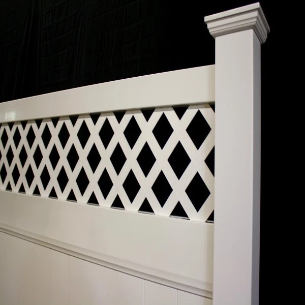 Vinyl Fence Lattice Top Privacy